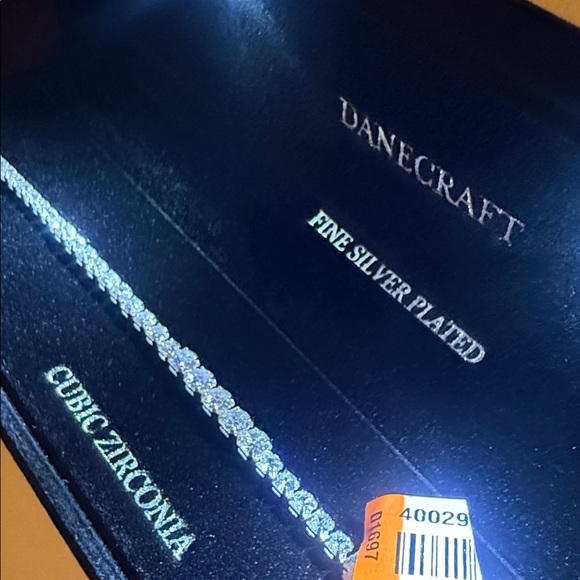 Danecraft Silver Plated Cubic Zirconia Bracelet with Lightup Box - Picture 2 of 2